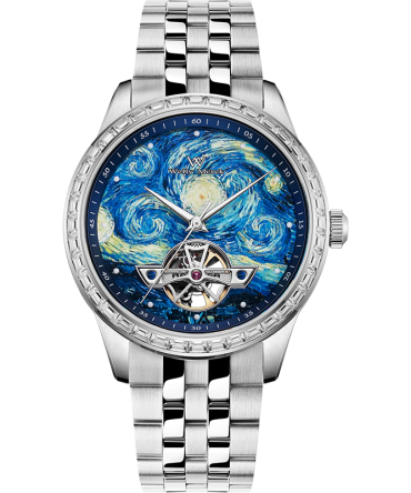 WM146 Starry Night Art Watch 41mm ST2510 Limited Edition Collaboration Series  Men/Women Automatic Watch