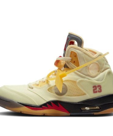 Off-White x Air Jordan 5 SP 'Sail' DH8565-100