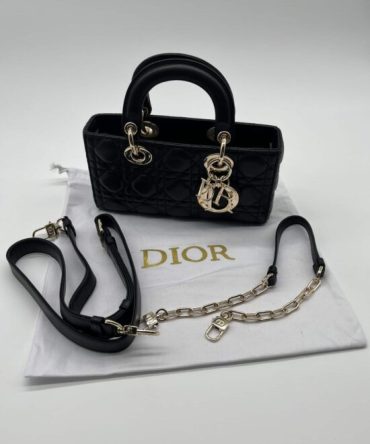 Dior Small Lady D-Joy Black Bag