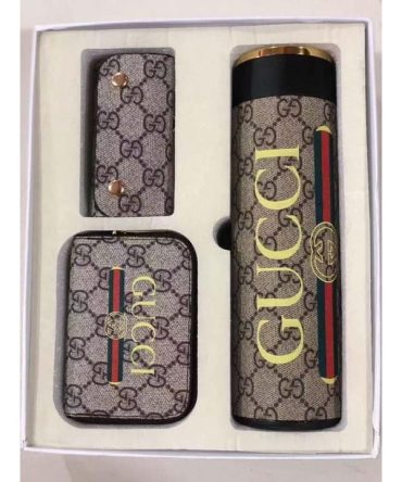 Gucci 3in1 card holder key holder smart LED temperature display Thermos