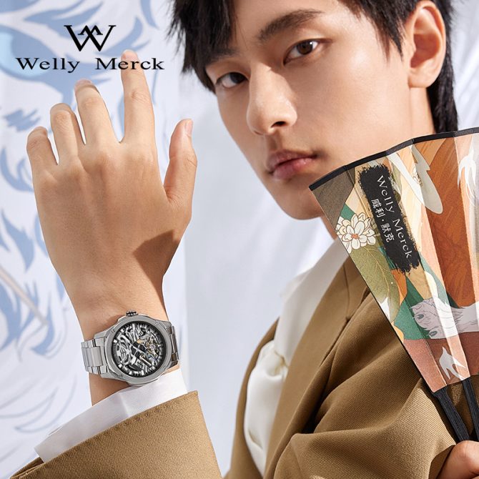 WM075 Four Guardians Series 40mm 7550A Skeleton Mechanical Watch - Image 4