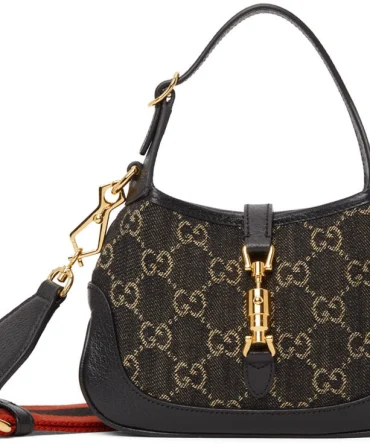 Gucci Black Mini GG Jackie 1961 black Bag
