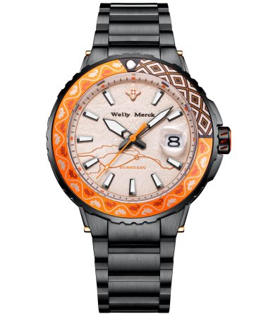 WM001 Silk Road Sand Dial 42mm Art Watch MIYOTA8215 10Bar Original Limited Edition Collaboration Series  Men's Automatic Watch
